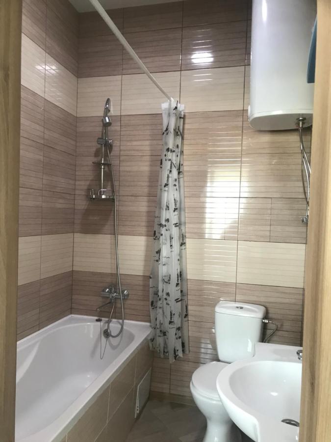 Ferienwohnung Flat with the sea view Tschornomorske Exterior foto